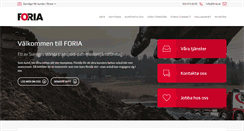 Desktop Screenshot of foria.se