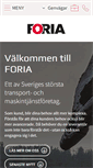 Mobile Screenshot of foria.se