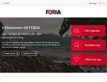 Tablet Screenshot of foria.se